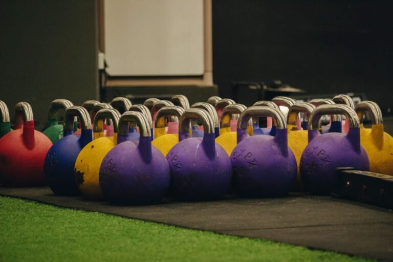 Kettlebell lors d'une séance de cross training full body
