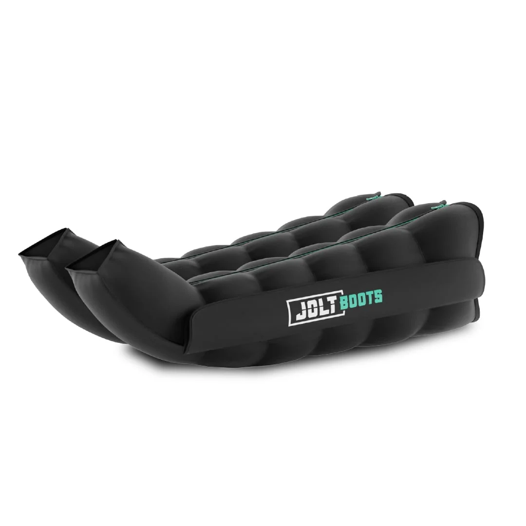 Jambières JOLT Boots : paire de bottes de pressothérapie 6 chambres sans boîtier, pour remplacement ou second jeu